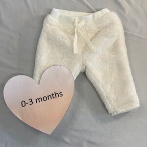 GAP Baby Cream plush Pants
